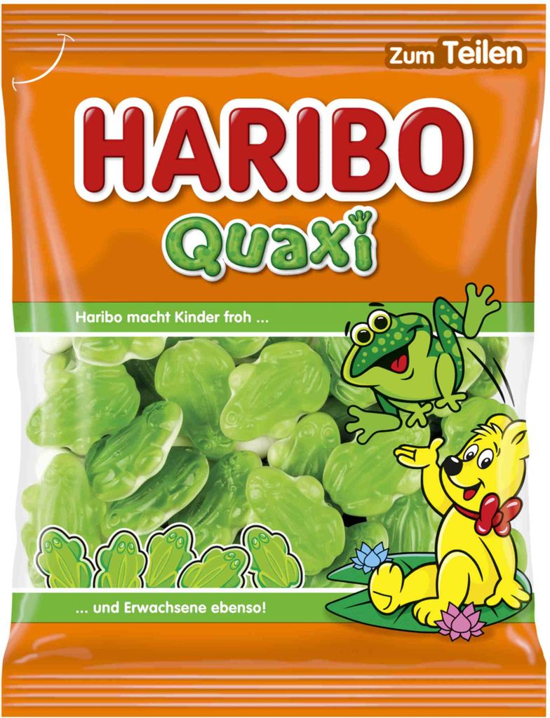 Haribo Quaxi Grenouilles gélifiées aux fruits grenouilles Image du produit 