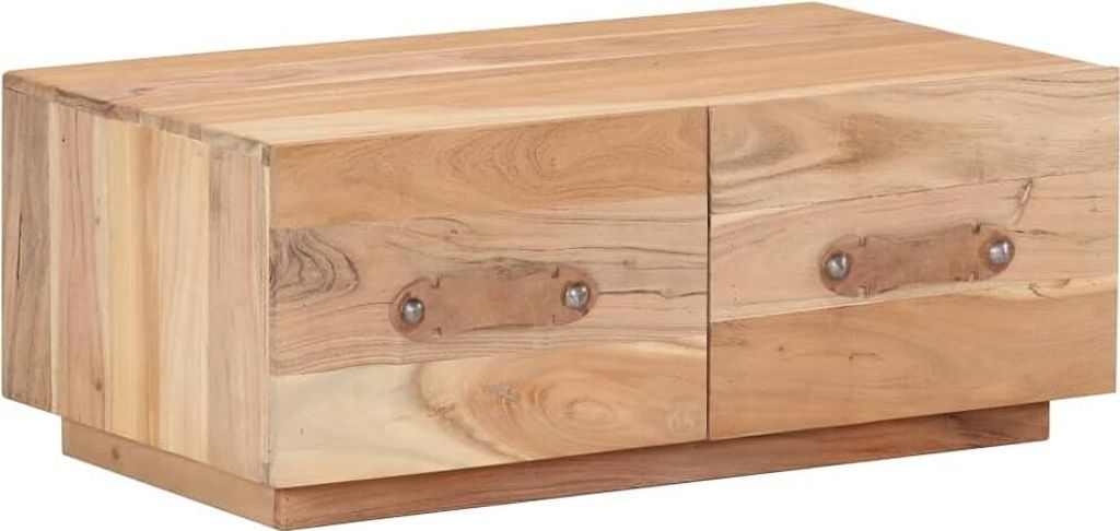 Couchtisch 90x50x35cm aus massivem recyceltem Holz Couchtische Beistelltische