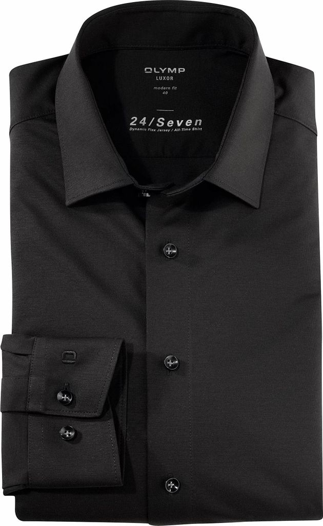 Olymp 1202/64 Hemden schwarz 48