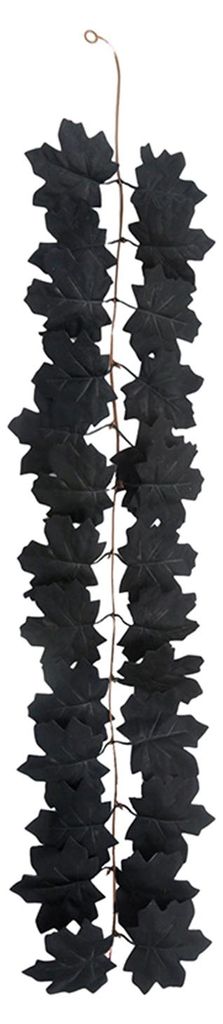 Künstliche Ahornblattgirlande (100/175 cm), UV-beständig, für Herbst, Halloween, Erntedankfest, Kaminsims, Veranda, Innen- und Außendekoration