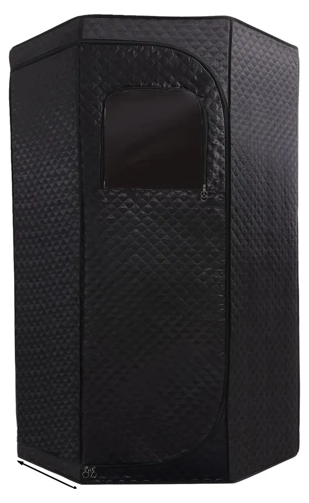 Réduisez votre stress avec le hammam tente intérieure kit détente noir