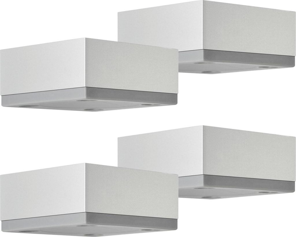 SOTECH 4er Set Möbelfüße MOTEL | silber | 65 x 65 mm | Höhe Produktbild 