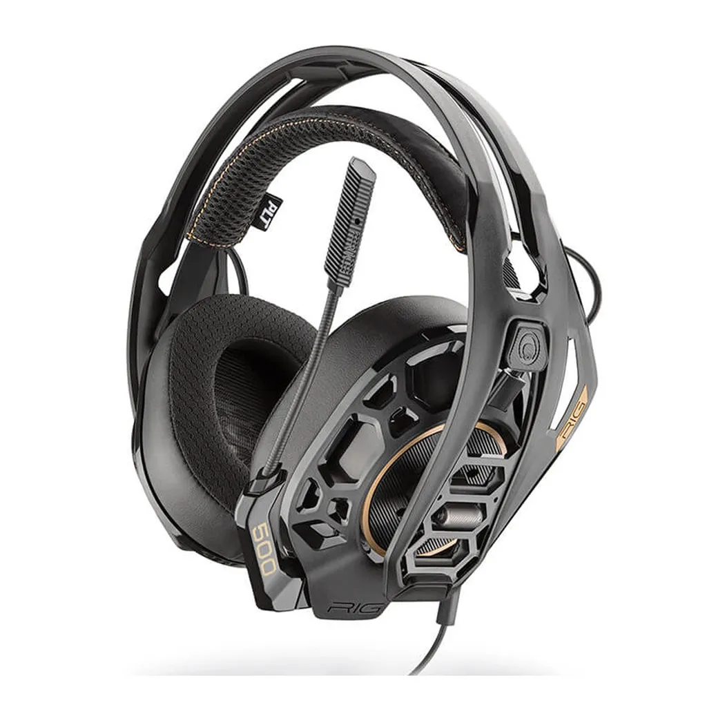 Casque Gaming Plantronics RIG 500 PRO HA Dolby Atmos pour Jouer sur PC Noir
