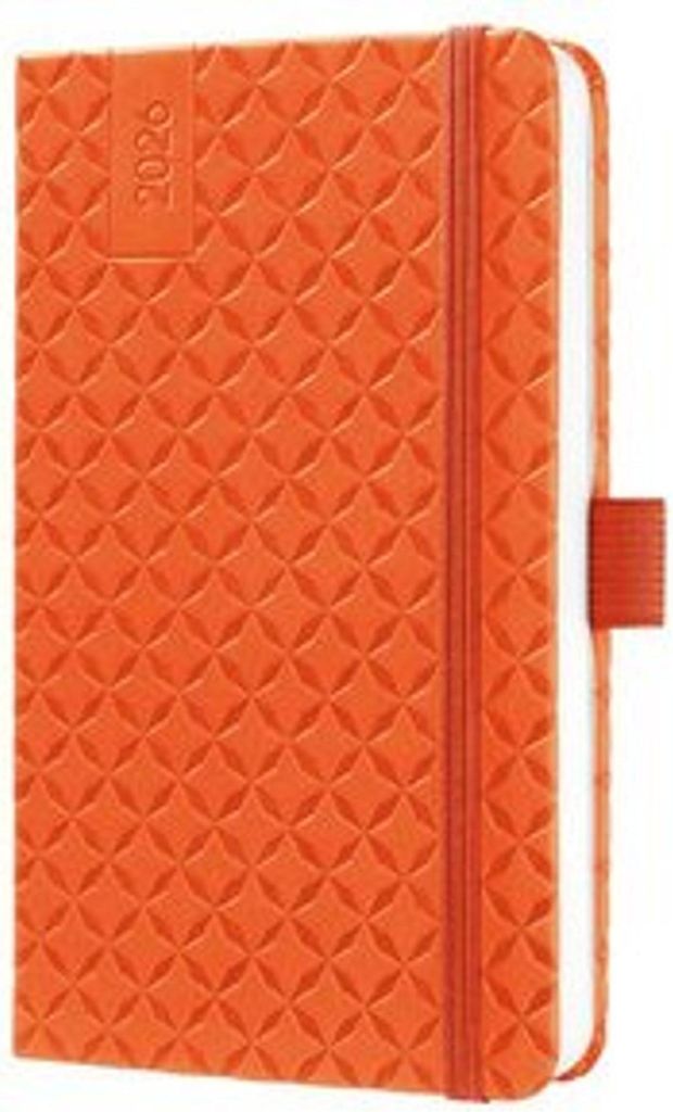 sigel Taschenkalender Jolie Flair 2026 Kunstleder orange DIN A6