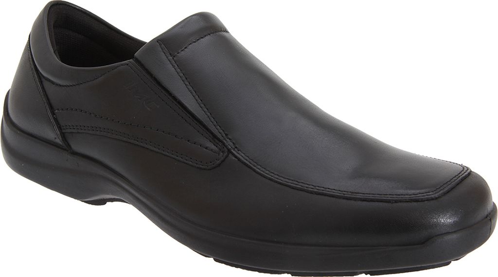 IMAC Herren Klassische Leder Schuhe DF613 (41 EUR) (Schwarz)