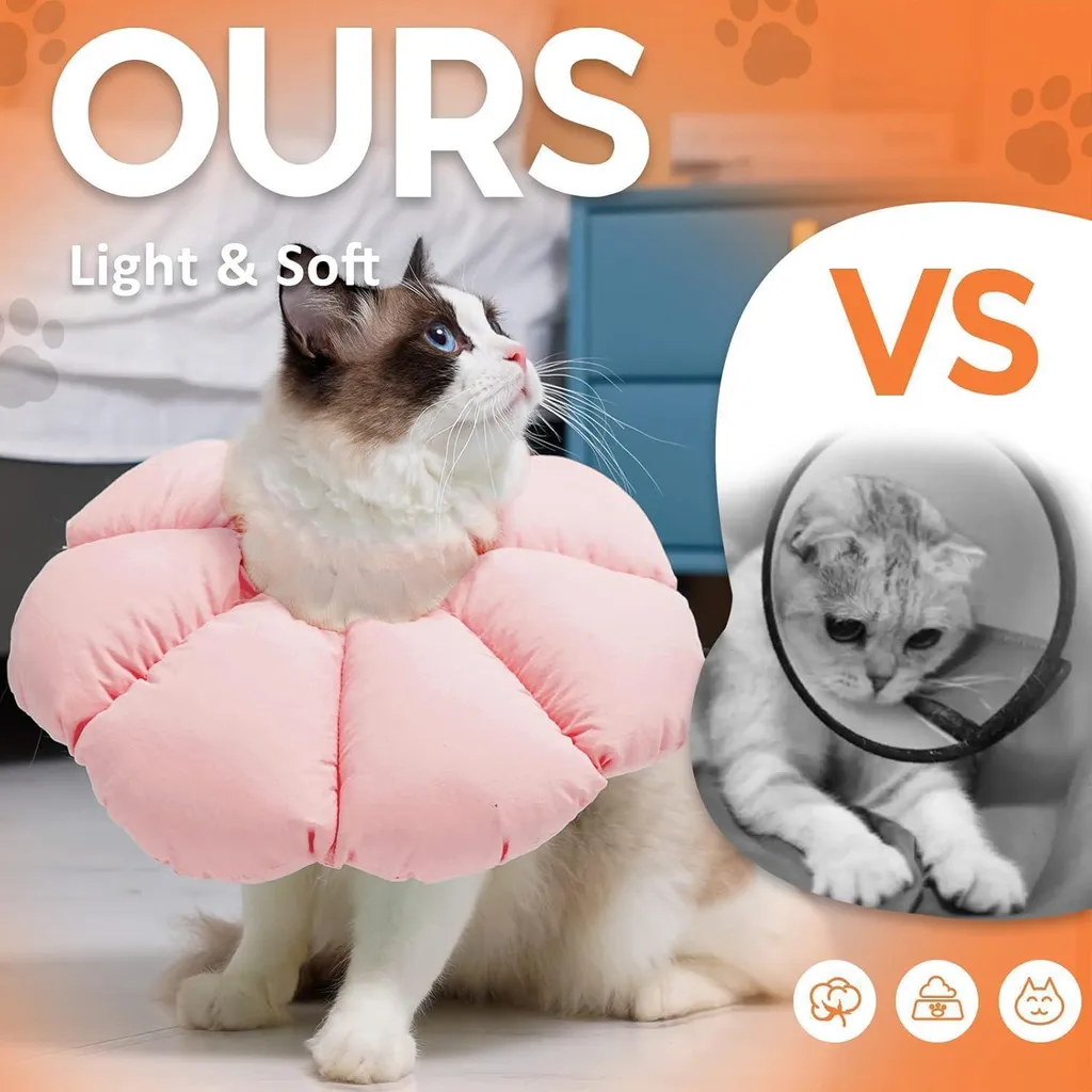 Collier de Sécurité Chat Avont Rose L - Protection Idéale Sortie Extérieure - 7