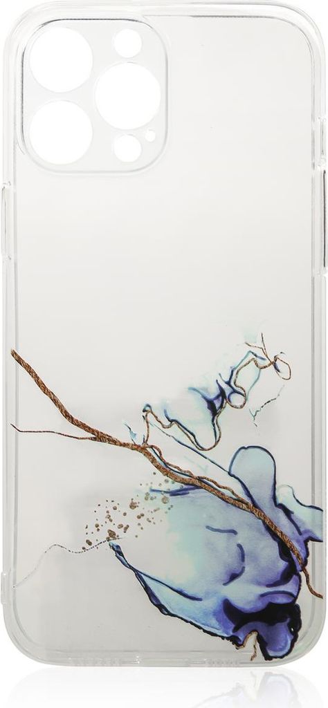 Hlle Marble fr iPhone 12 Pro, blau