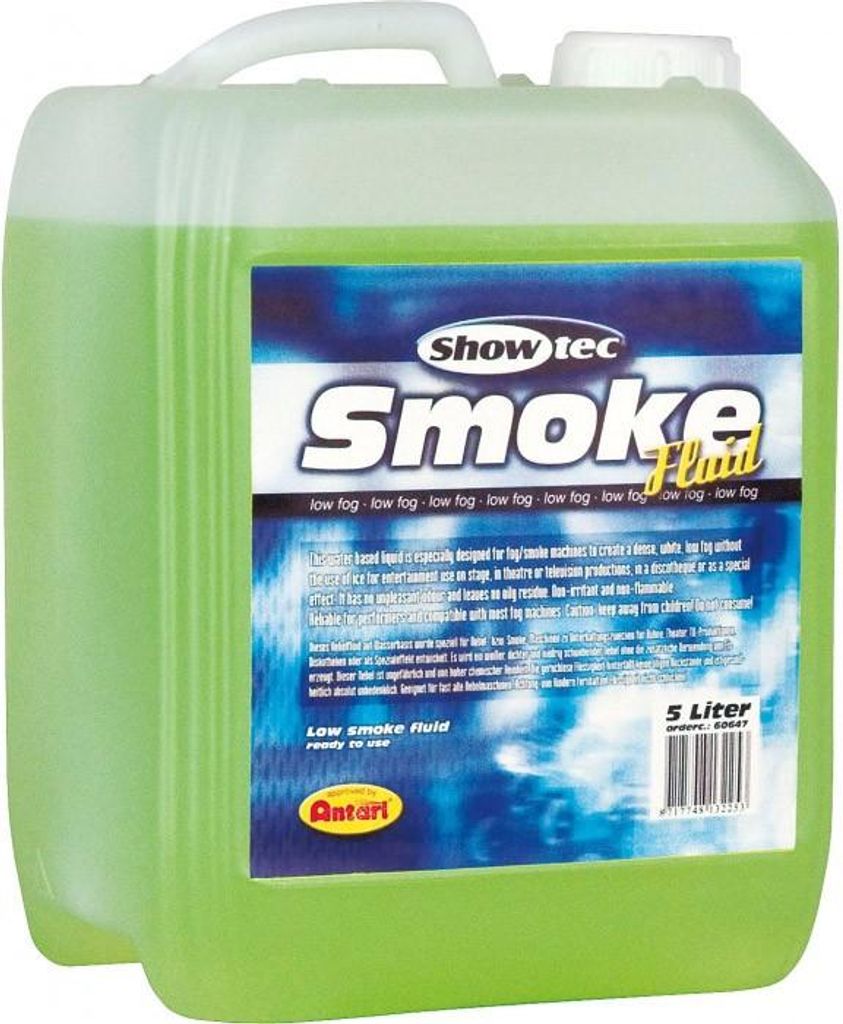 SHOWGEAR Fluido a bassa emissione di fumo, 5 litri – nebbia Immagine del prodotto 