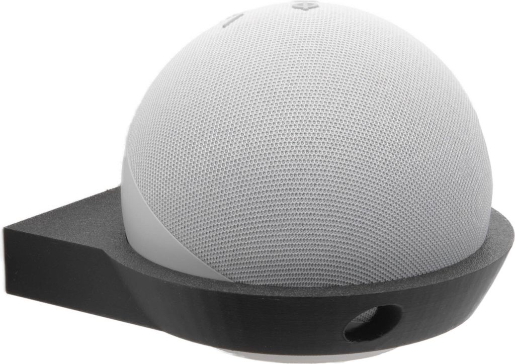 Wandhalterung für Amazon Alexa Echo Dot 4. und 5. Gen. Schwarz Halterung Wandhalter