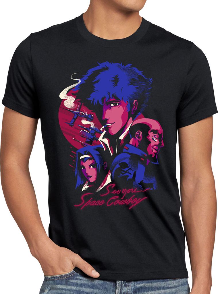 style3 Space Coboy Life Herren T-Shirt bebop anime manga japan