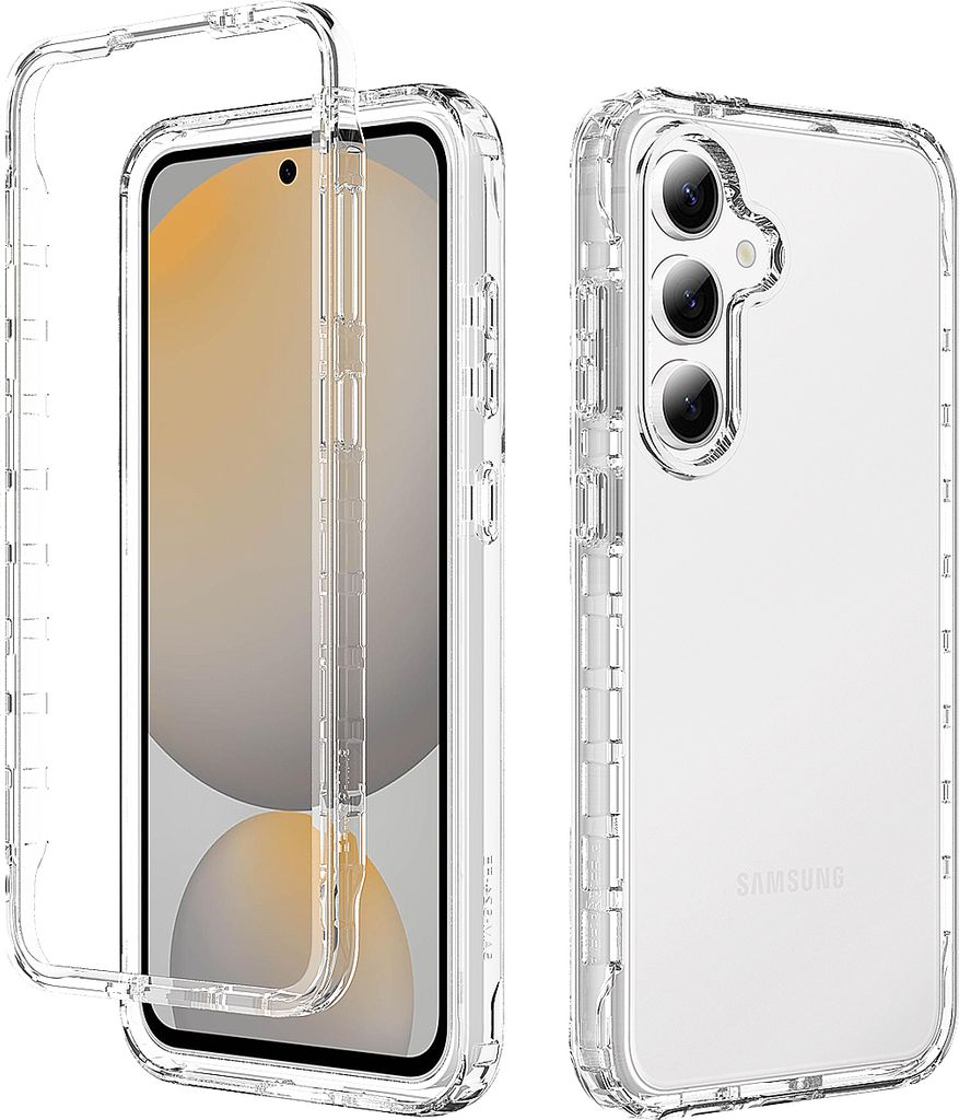 Galaxy A16 Hülle, Hybrid Transparente Rückseite TPU Bumper Stoßfest Schutzhülle für Samsung Galaxy A16 5G/4G