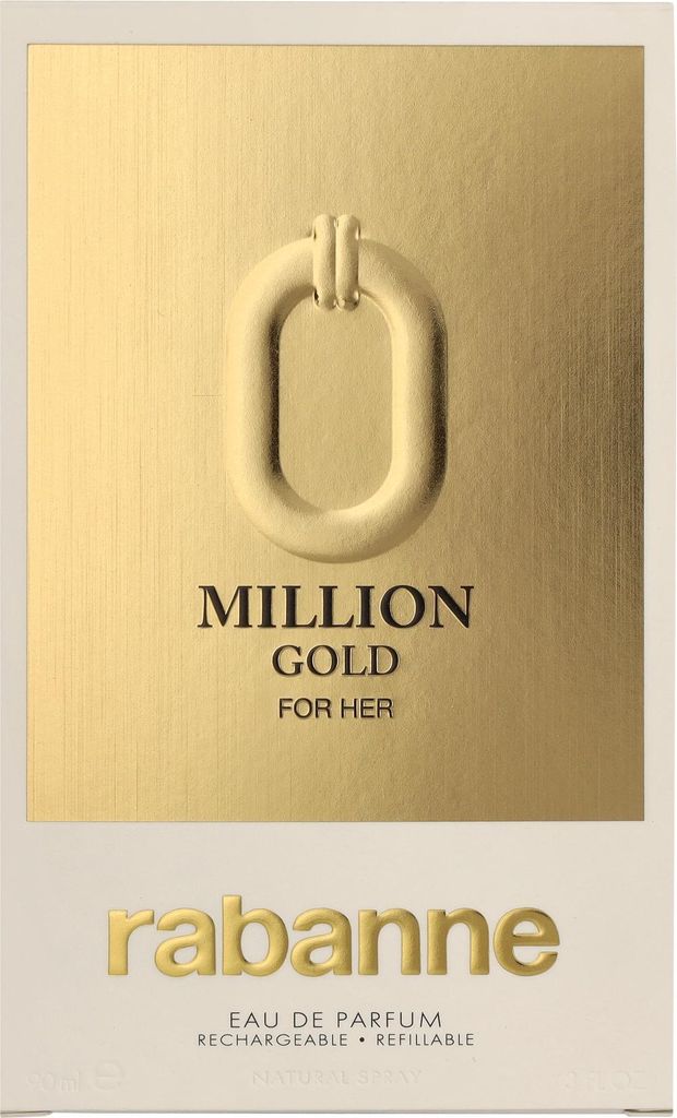Rabanne Million Gold For Her, Frauen, 30 ml, Nachfüllbare Produktbild 