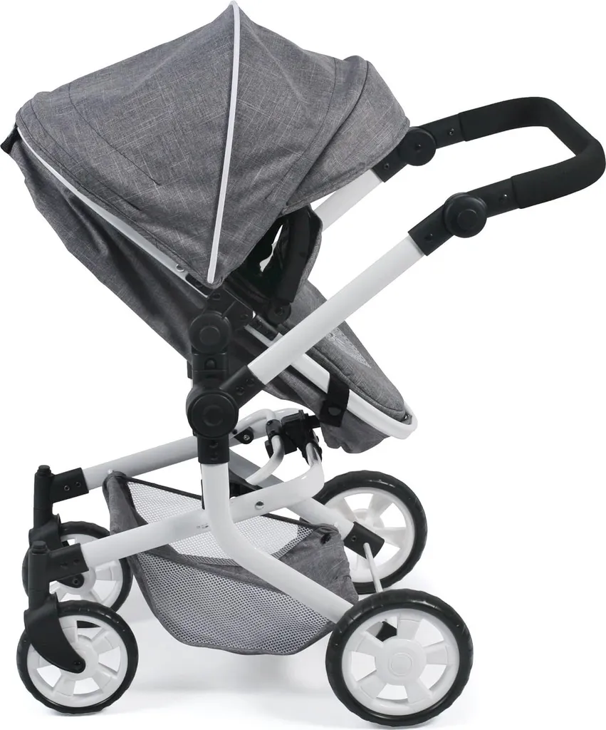 Poussette de poupée Mika 595 76 idéale pour les promenades en extérieur