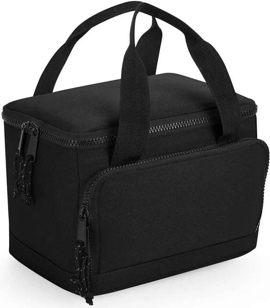 Bagbase - Borsa frigo, materiale riciclato, Mini PC5300 (taglia unica) (nero)