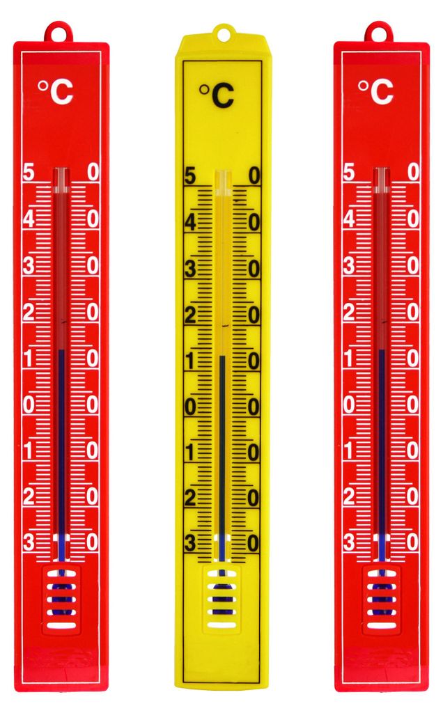 Sonderedition Fußball Weltmeisterschaft Spanien Thermometer Set Temperatur -30 bis 50°C Analog 17cm Innen Außen Garten Außenthermometer