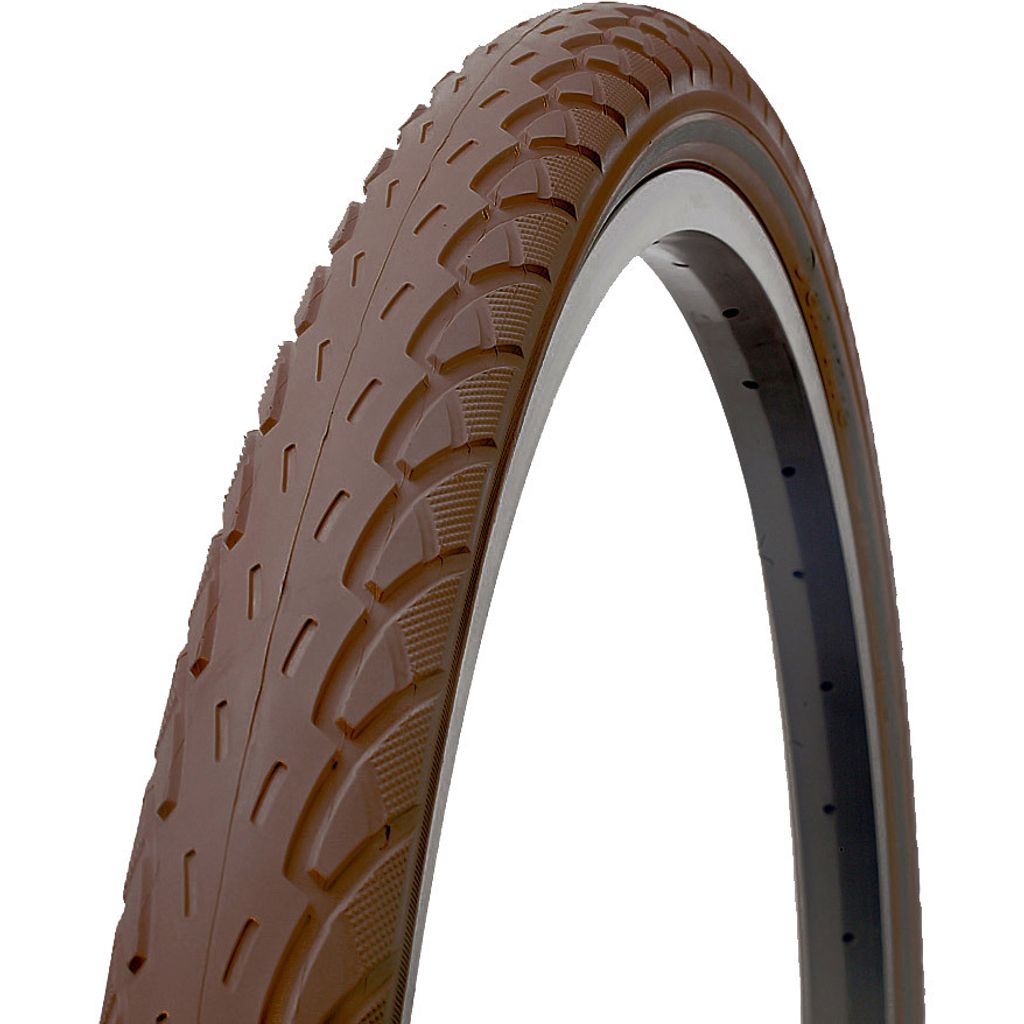 Fahrradreifen 28 X 1 1/2 40-635 – Creme Beige, Drahtreifen Mit Blockprofil