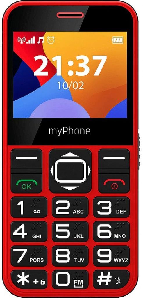 MYPHONE myPhone Halo 3 Červený mobilný telefón Obrázok produktu 
