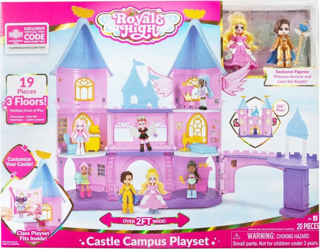 Coffret de jeu de château Royal High : Palais interactif et mobilier