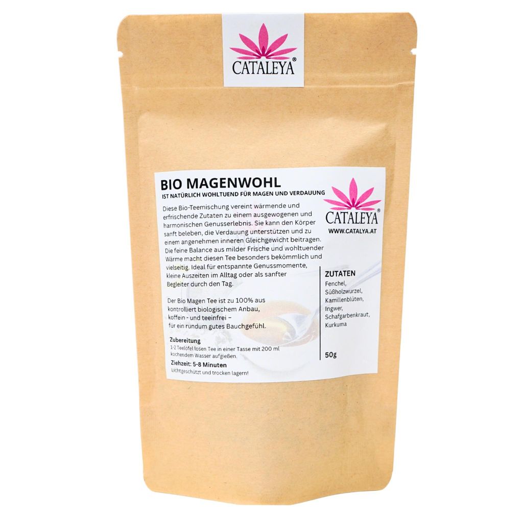 Magen Kräuter Tee mit Kamille, Fenchel und Ingwer