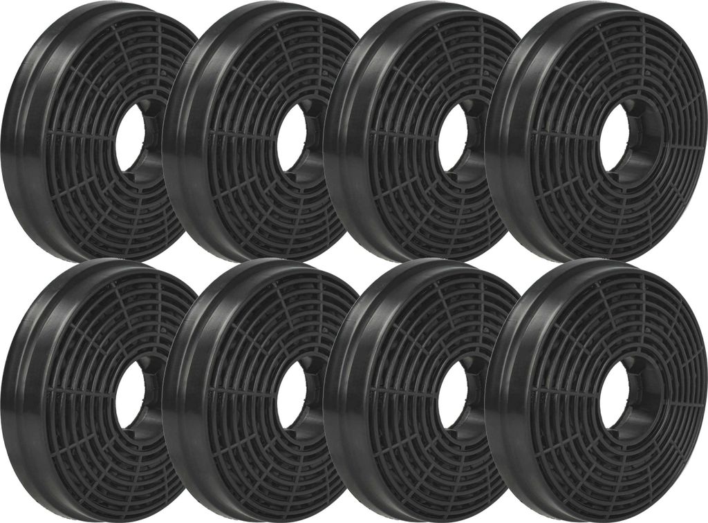 vhbw 8x Aktivkohlefilter Ersatz für PKM CF130 für Produktbild 