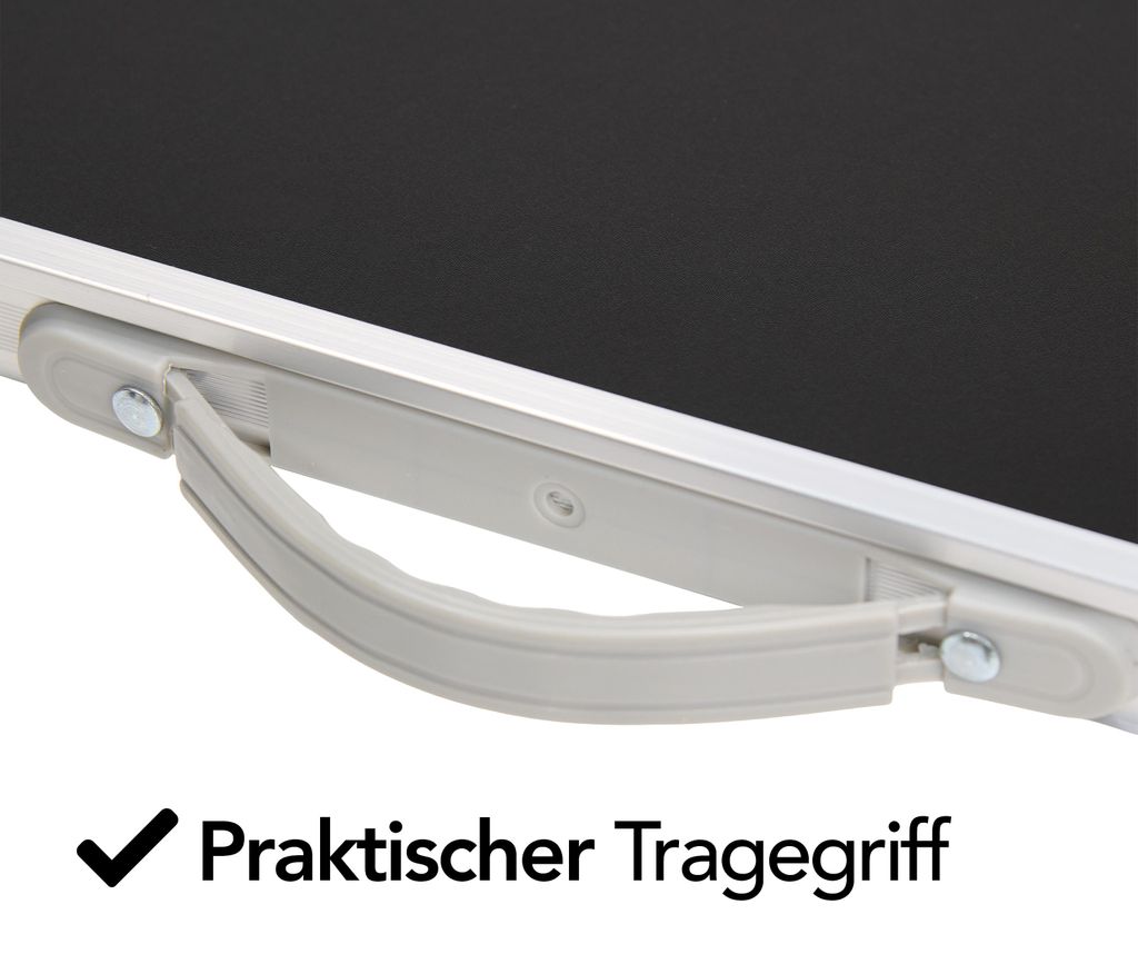 Brixy Campingtafel - Inklapbaar - Tuintafel - 80x60x70 cm - Buiten/Binnen - Draaghandvat - Compact -