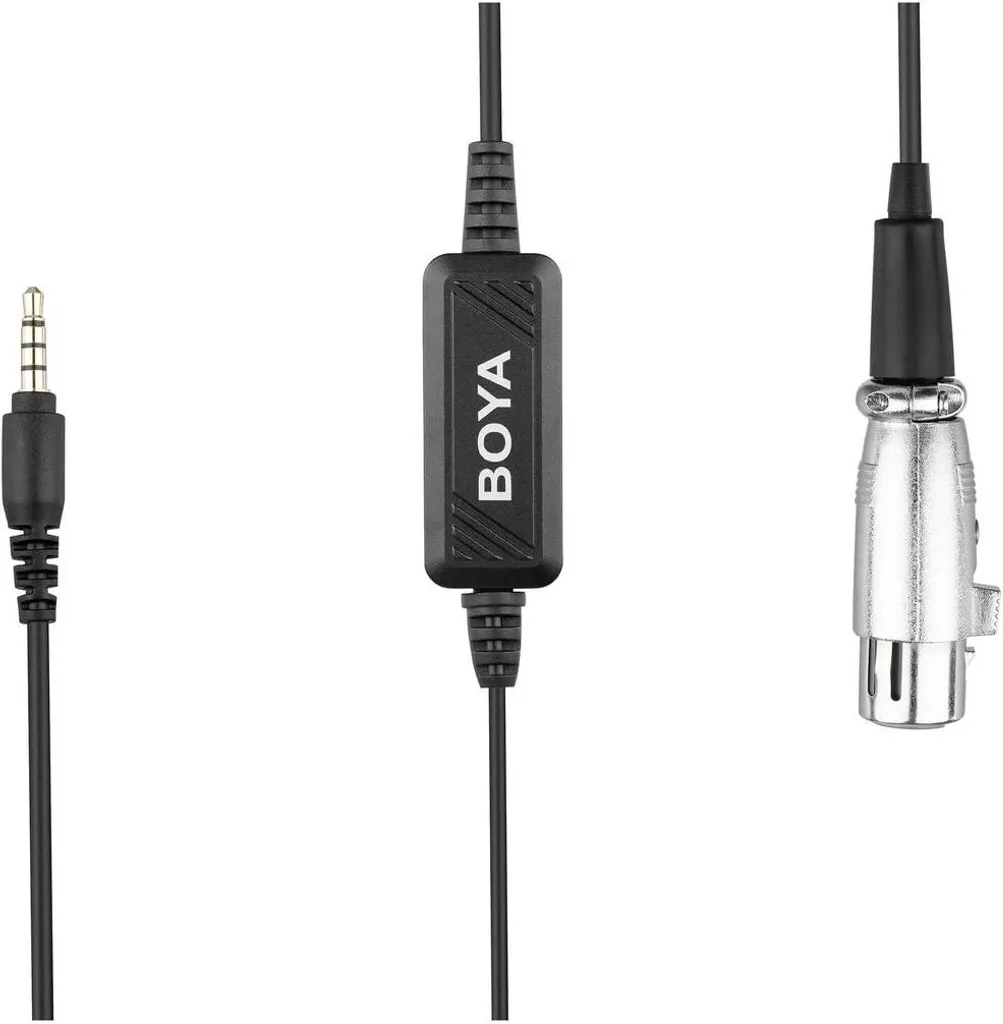 Câble Interface Audio XLR vers Jack 3,5mm Boya BY-BCA6 pour Enregistrement