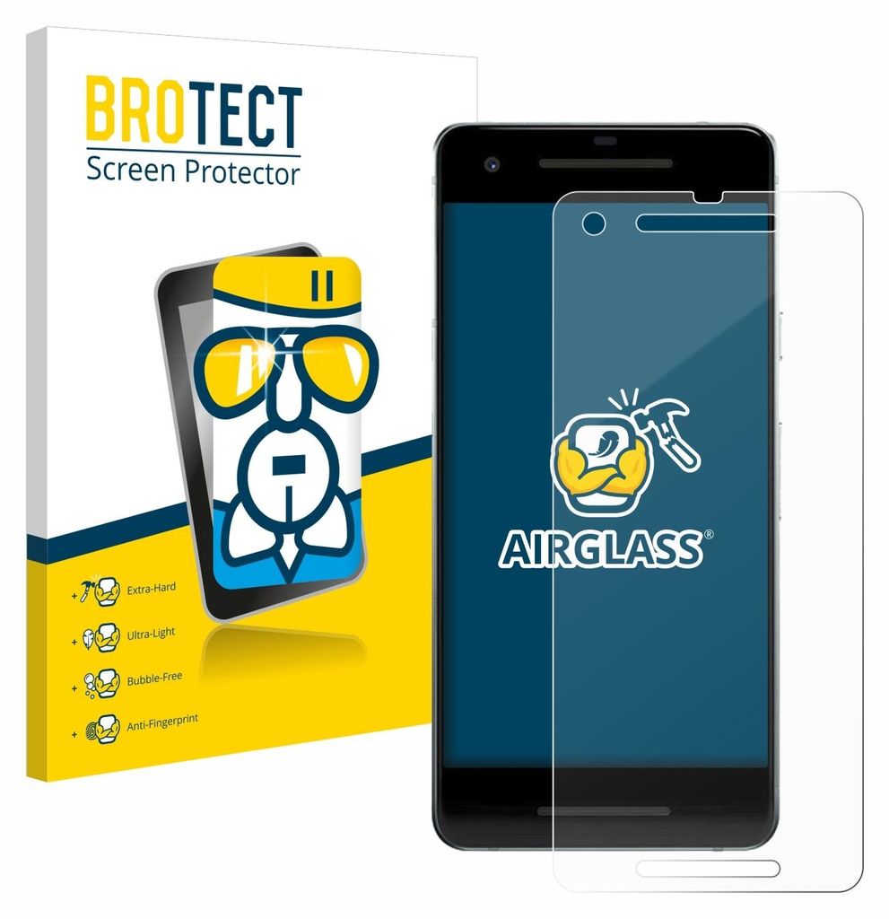 BROTECT Schutzglas für Google Pixel 2 Schutzfolie Panzer Produktbild 