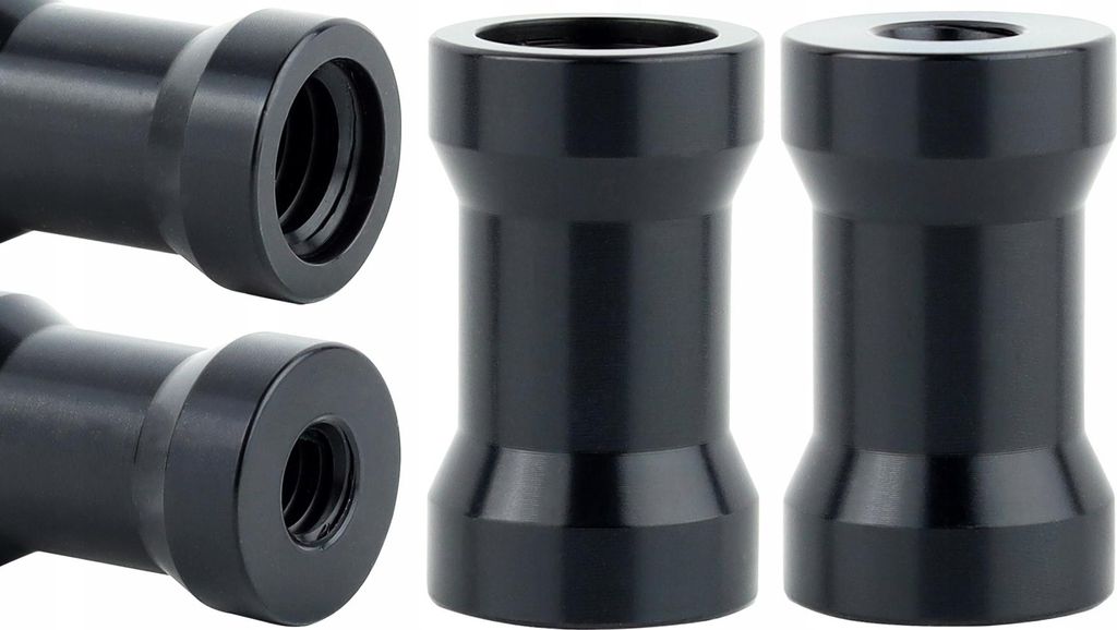 Adapterhülse Reduzierung 1/4"" auf 3/8"" Stativ Aluminium schwarz 25 mm