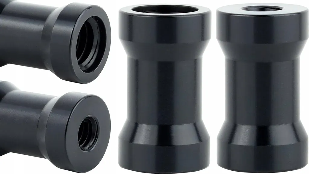 Riduzione del manicotto adattatore da 1/4"" a 3/8"" Treppiede in alluminio nero 25 mm