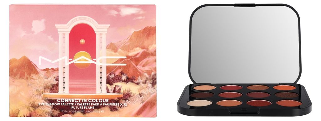 MAC Connect In Farbe Lidschatten Palette Zukunft Flamme