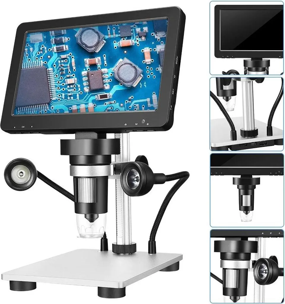 Microscope Numérique HD 1200x : Fini la Fatigue Visuelle en Micro-Soudure