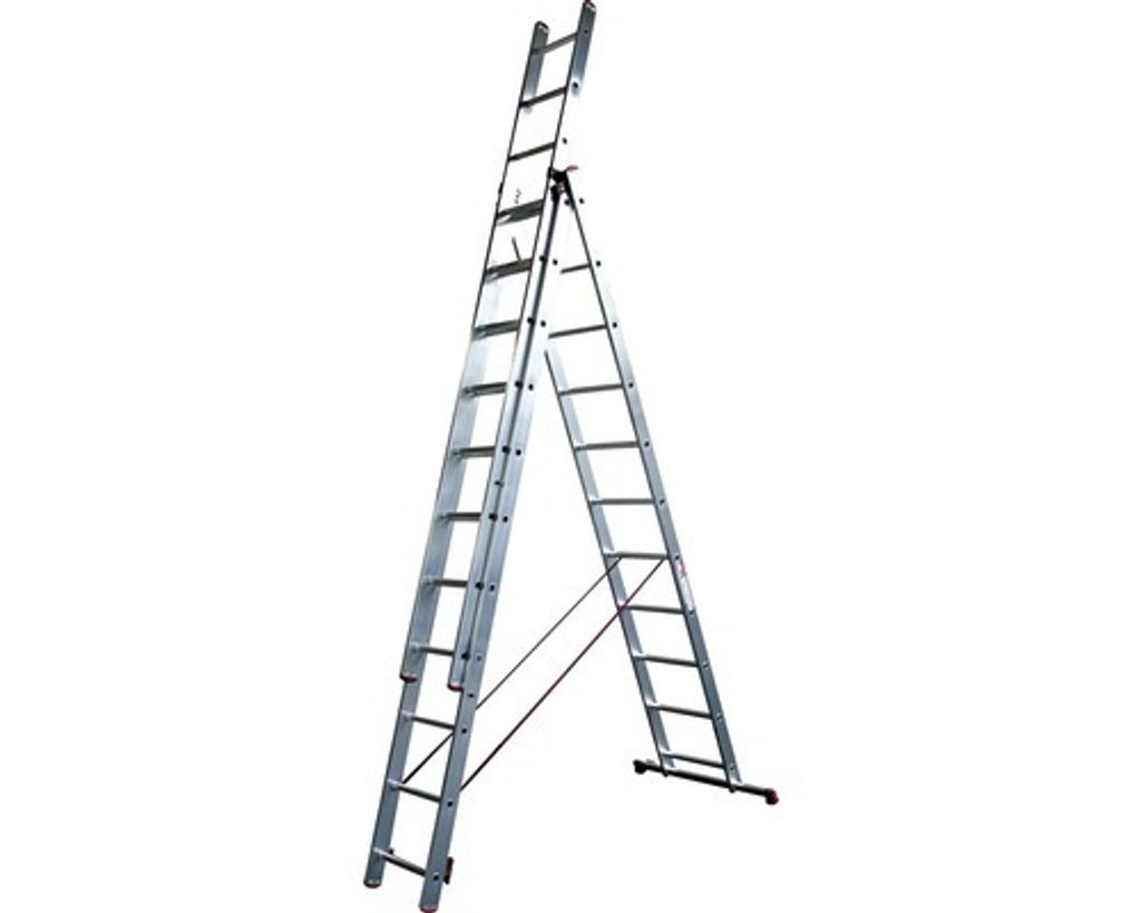 Hliníkový žebřík ALVE Helper 3 x 11 příček typ 6611 Obrázek produktu 