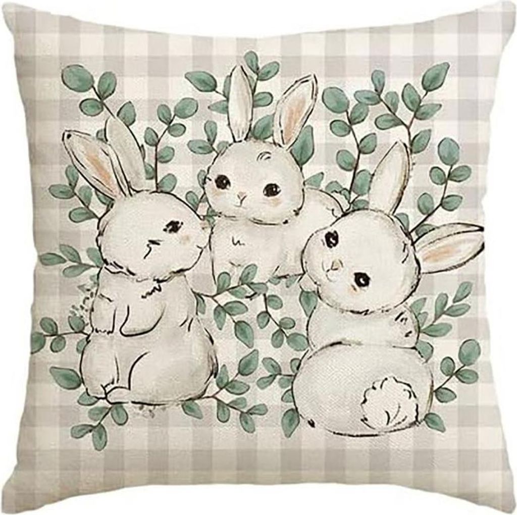 Leinen-Kissenbezug TRISPRING 45x45 cm, cremefarben