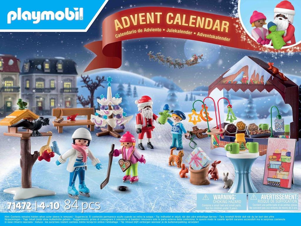 PLAYMOBIL 71472 Adventskalender: Ausflug auf den Weihnachtsmarkt
