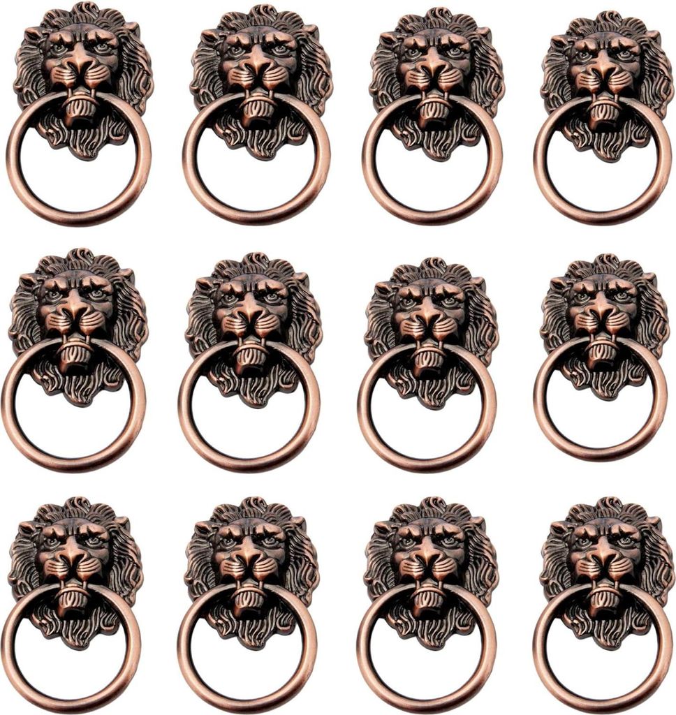 Antiker Löwenkopf-Knauf – stilvoller Griff für Schubladen und Schränke