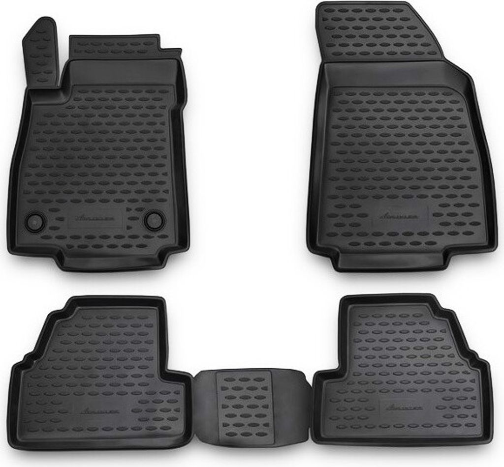 ELEMENT Gummi-Fussmatten 3D kompatible mit OPEL Mokka, 2012->, 4 tlg.