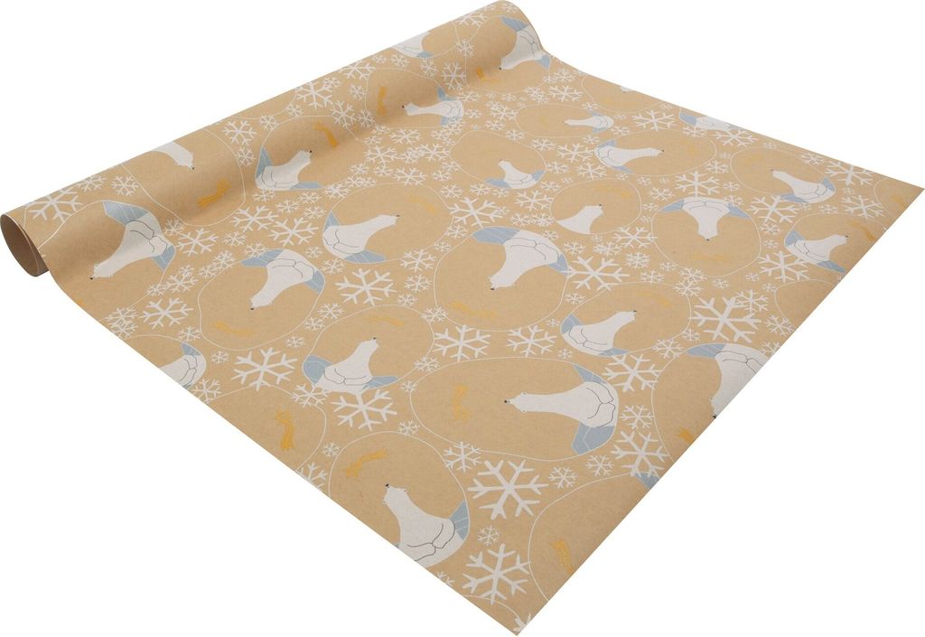 SIGEL GP120 Weihnachts-Geschenkpapier Polar bear with Produktbild 