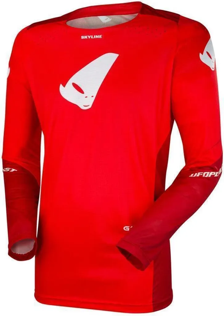 Maillot UFO PLAST MX Skyline Rouge XL : Anti-Transpiration et Liberté
