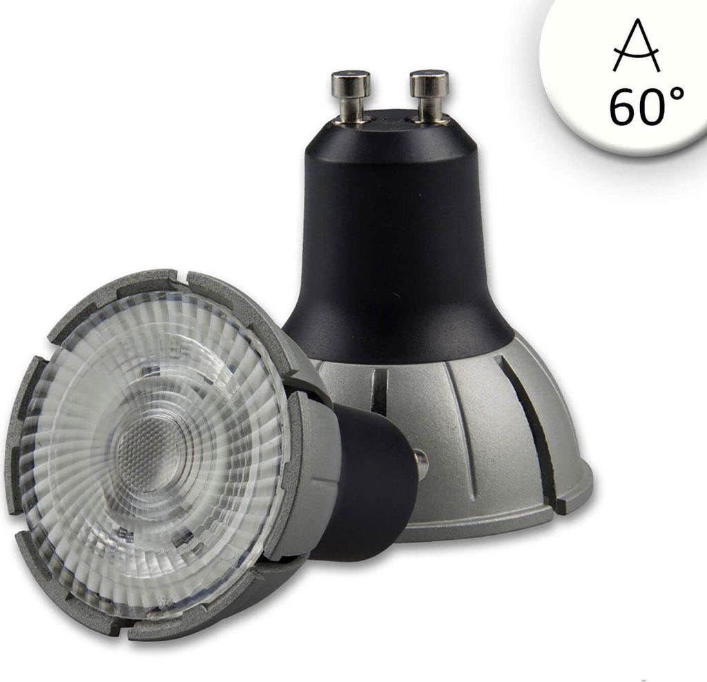 ISOLED GU10 Vollspektrum LED Strahler 7W COB, 60°, 4000K, Produktbild 