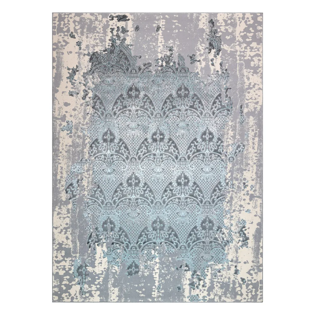 Moquette Structurée à Double Molleton CORE W3824 Bleu - 80x150 cm - 3