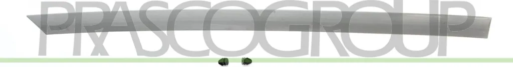 Moulure de porte arrière droite pour Dacia Logan PRASCO DA3241463 Noire
