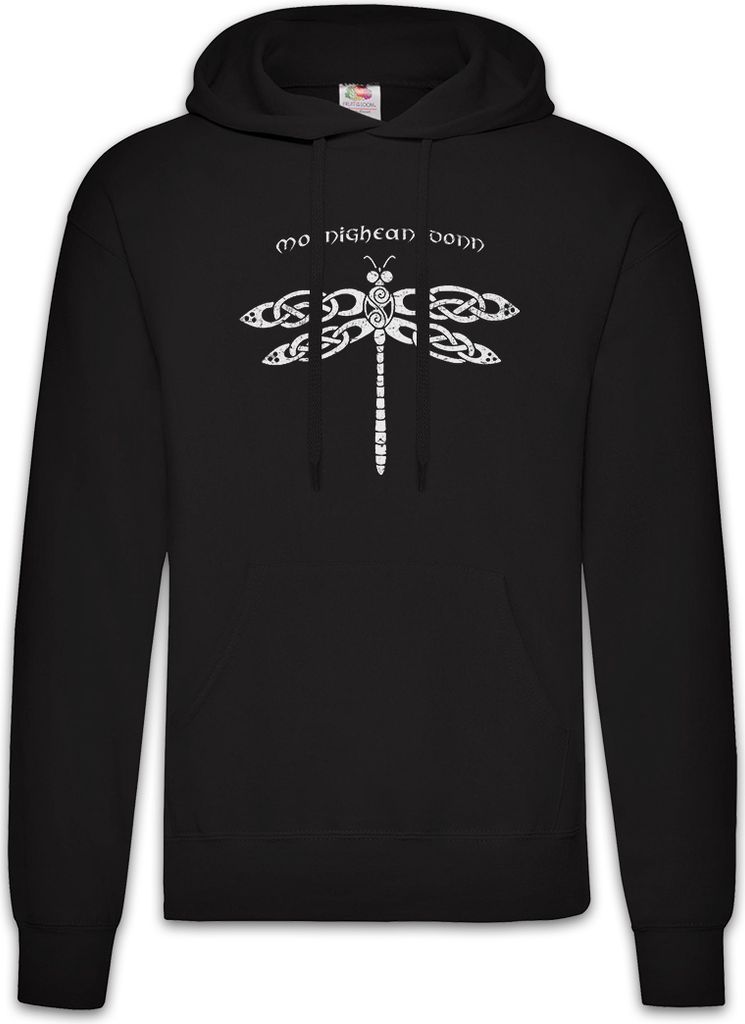 Urban Backwoods More Nighean Donn, Herren Hoodie, Farbe: Schwarz, Größe: 4XL