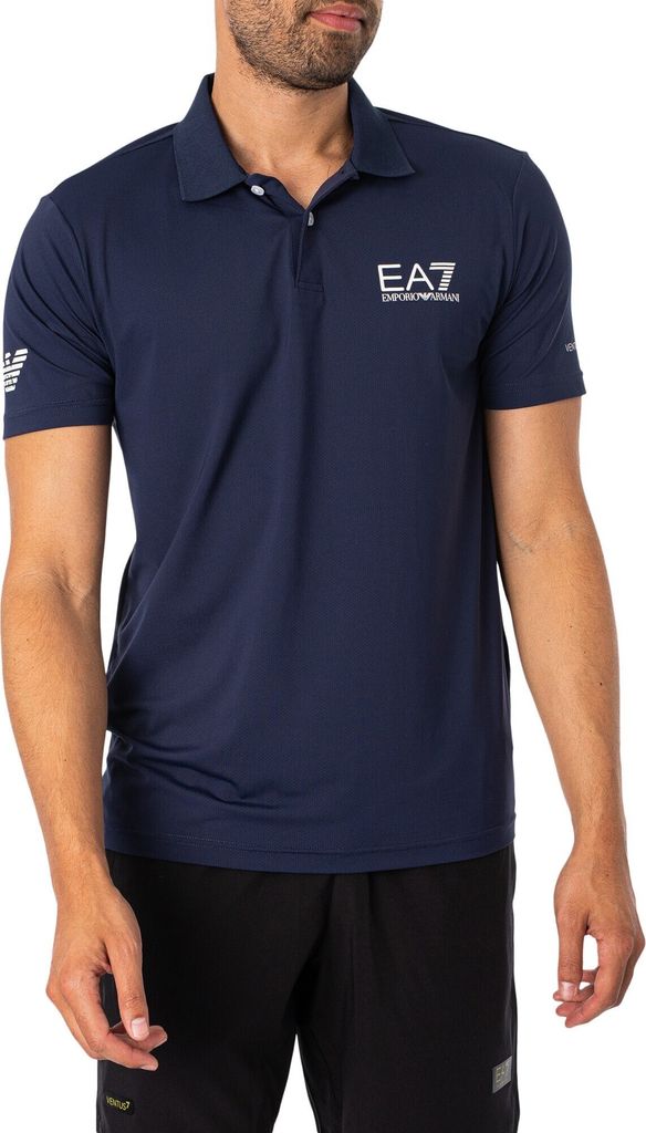 EA7 Ventus 7 Poloshirt, Blau XXL