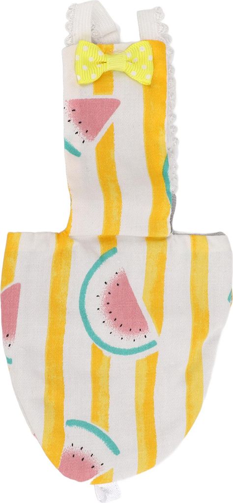 Haustier-Vogelwindeln, waschbar, wiederverwendbar, Vogel-Fluganzug für Sittiche, Nymphensittiche, afrikanische Aras, 13,5 x 6,8 cm, Wassermelone