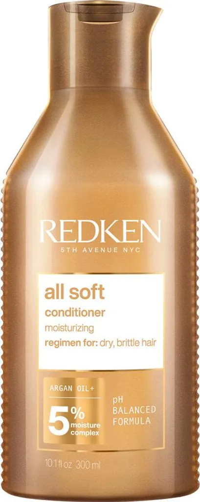 Redken All Soft Conditioner 500ml - balsamo idratante per capelli secchi