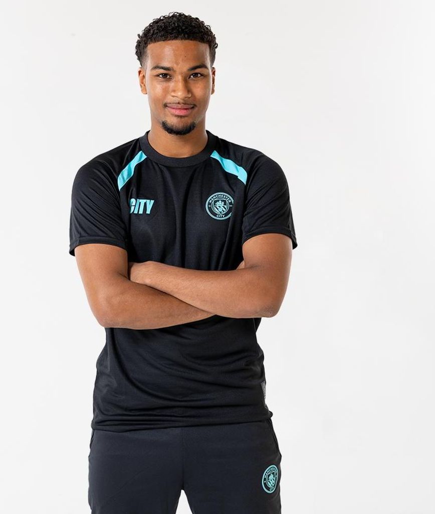 Manchester City Auswärtstrikot 25/26 Herren - Größe L - Fußballtrikot Erwachsene - Offizielles Merchandise - Schwarz