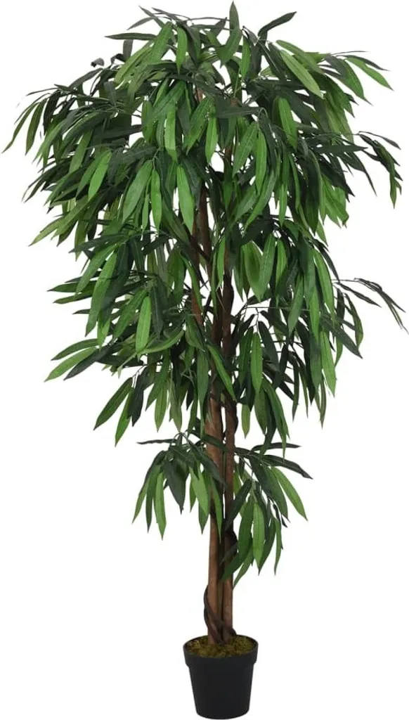 Pianta Mango Artificiale Design 80 cm | Arredo Tropicale Casa e Ufficio