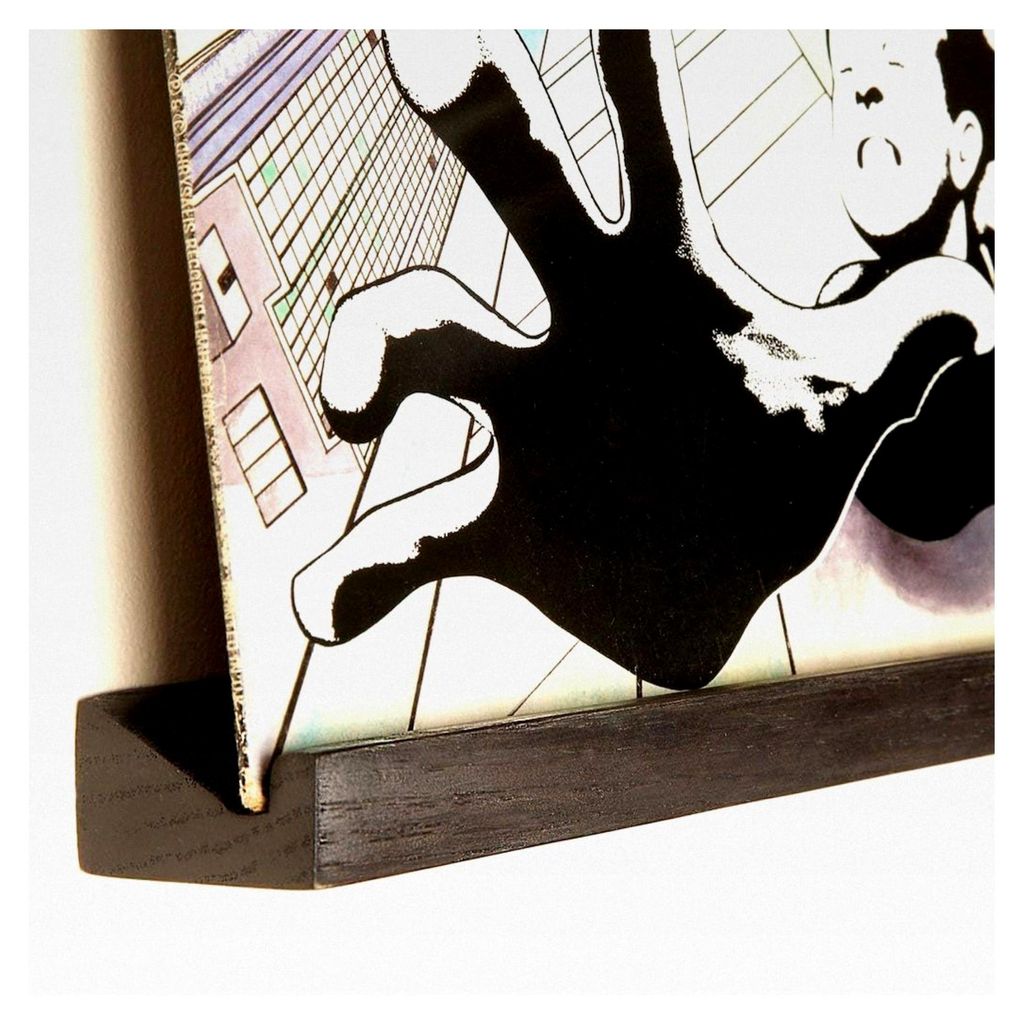 Wandhalterung für Vinyl-Schallplatten | Schallplattenständer mit einfacher Montage | Massivholz Eiche | Vinyl-Dekoration | Vinyl-Aufbewahrung –...