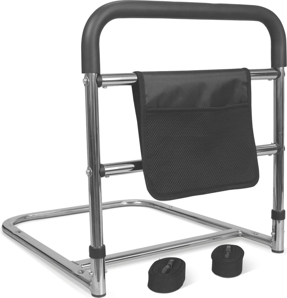 ELONEO Bettaufstehhilfe mit Tasche, Bett, Rausfallschutz Bett, Kinderbett, Aufstehhilfe