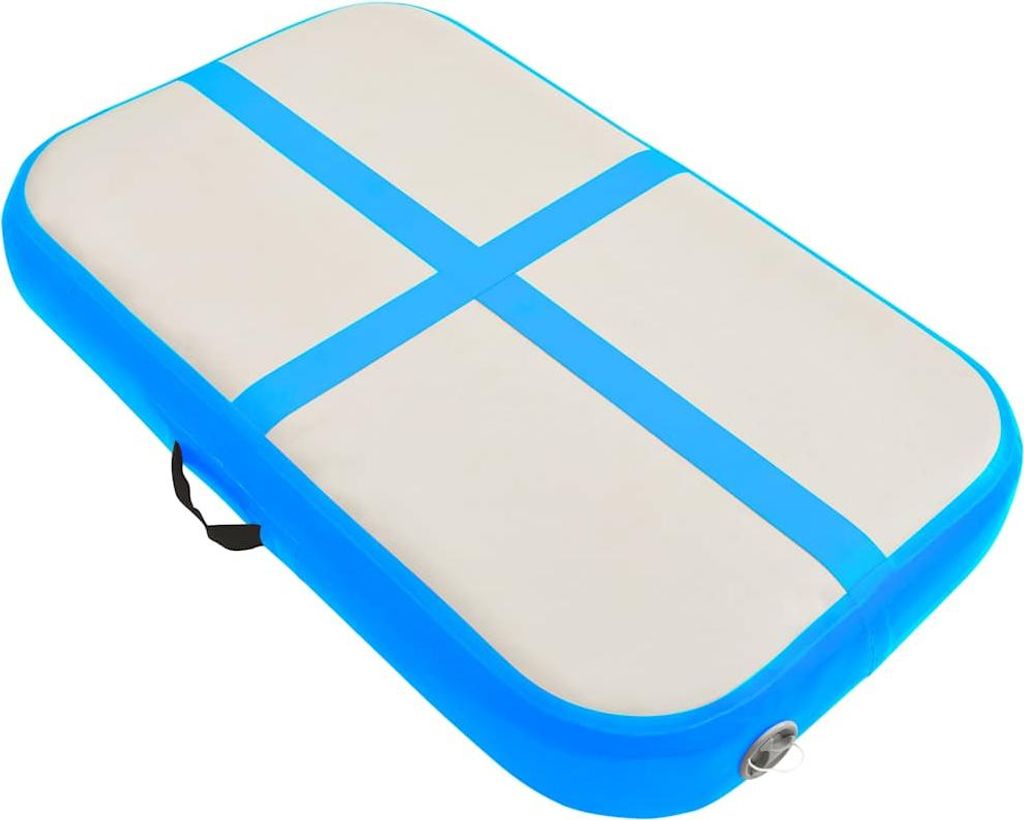 vidaXL Aufblasbare Gymnastikmatte mit Pumpe 60x100x20 cm PVC Blau